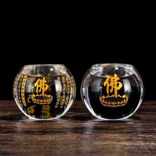 烛台酥油灯座水晶烛光欧式高档晚餐礼佛浪漫简约居家candlestick