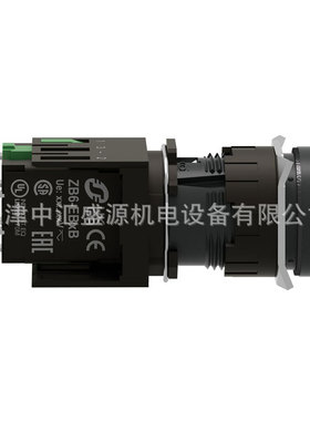 XB6EA塑料一体式圆形按钮XB6EAA21F按钮1NO/NC黑色16mm平头按钮