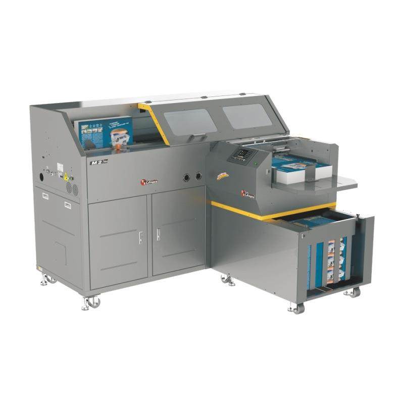 M2全自动胶装压痕一体机全自动无线胶装机(一机两用)胶装机是