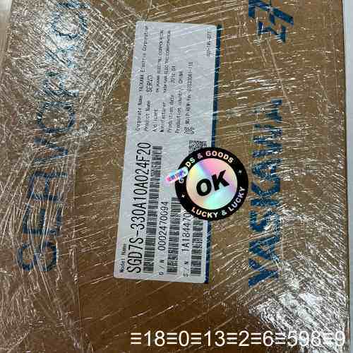 SGD7S-330A10A024F20七系五千瓦驱动器全
