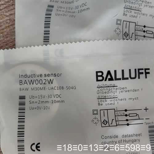 接近开关BAW002W BAW M30ME-UA