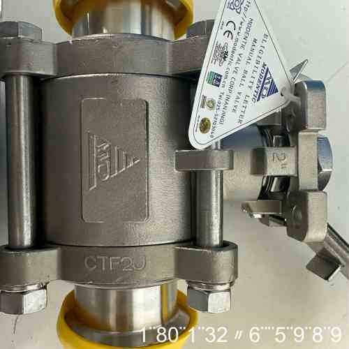 MD中鼎三片式球阀，卫生级316L材质，CF8M，DN50，
