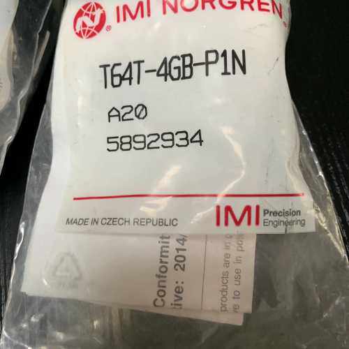 英国诺冠/NORGREN截止阀T64T-4GB-P1N