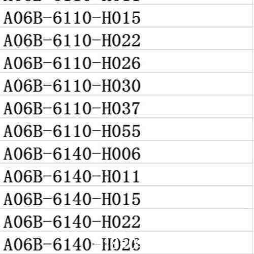 产品型号:A06B-6110-H006/A06B-6140-议价