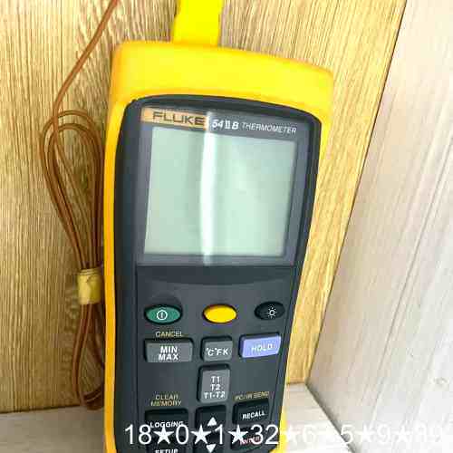 福禄克FLUKE 54II B双通道温度计，带2条感温线