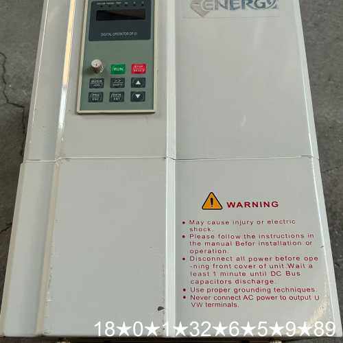 安吉瑞变频器ERG800-15P-4. 15KW.