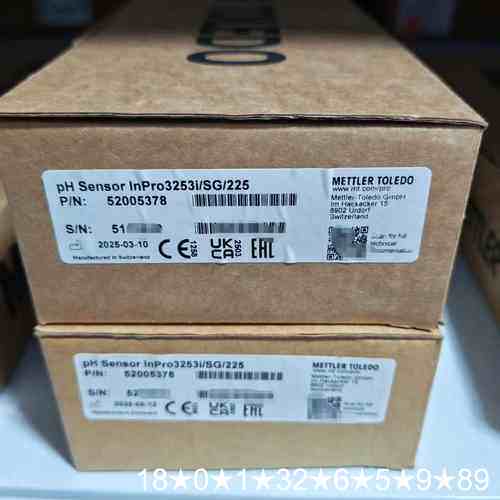 Mettler Toledo托利多pH传感器，型号