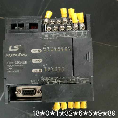 LS产电PLC。型号:K7M-DR14UE。成色如图。正常使