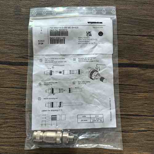 图尔克 FW-M8ST4-G-SB-ME-SH-6,5 连接器 6935010 现货