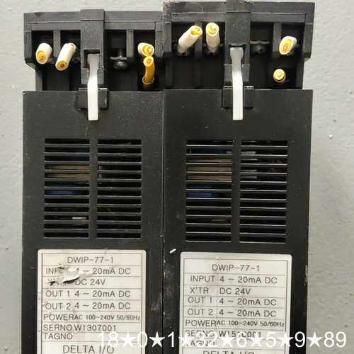 DELTA I/O DWIP-77-1模块，面板1个，输入输