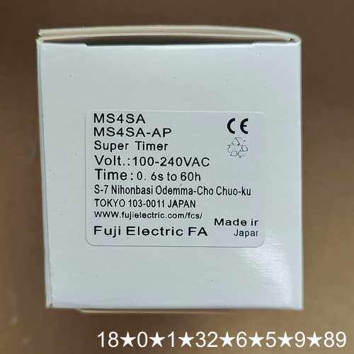 电器 FUJI 时间继电器 MS4SA-AP