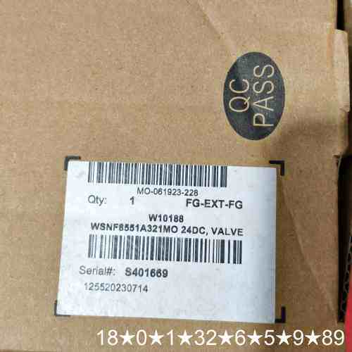 ASCO电磁阀WSNF8551A321MO 24DC，原