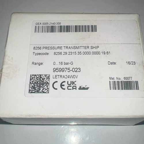 Trafag压力传感器 8256系列 0-16 bar-G