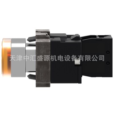 XB2BW35B1C黄色平头带灯按钮1NO ZB2BW35C+ZB2BWB11C按钮