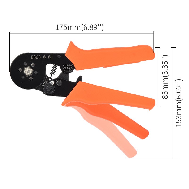管型端子压线钳 手动绝缘端子钳 多功能钳子压接钳多规格