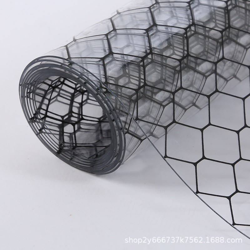 PVC防静电网格帘 防尘透明软门帘 环保 阻燃 防静电窗帘布 1.0mm