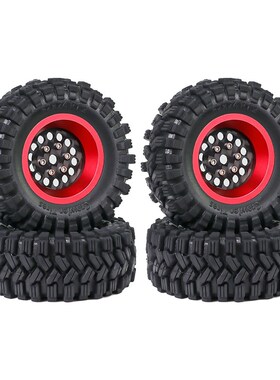 TRX4M 1.2英寸轮胎 碳纤维轮毂 丁基胶轮胎 铝合金SCX24 FMS 1/18