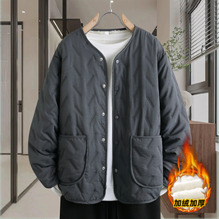 青少年加绒棉衣外套男初高中学生秋冬校服神器加厚保暖内胆羊羔绒