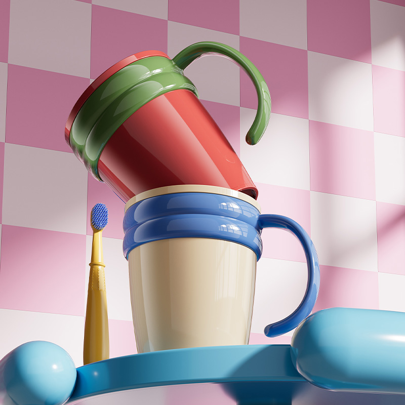 【佳琦推荐】高颜值漱口杯防霉款