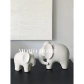 MOMO HOME家居新房大象摆饰动物玄关客厅家居办公室桌面电视柜