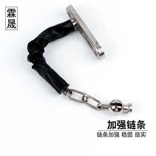 不断门搭搭链阻门器锁链式古铜色木门明阻拉搭挂室防盗链门栓门扣