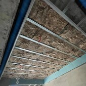 可耐福隔音棉环保无甲醛吊顶吸音棉隔墙玻璃棉保温棉5cm厚48K棉板