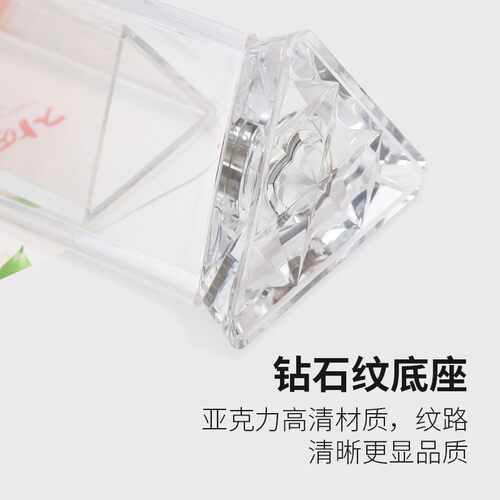 美容院皮肤管理价格表设计定制美甲台牌美发价目表展示牌三面摆台