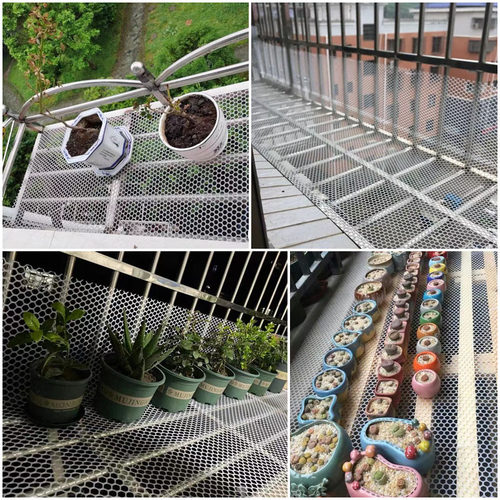 加厚白色塑胶网阳台防护网花架网垫宠物防护网防坠物儿童安全护网