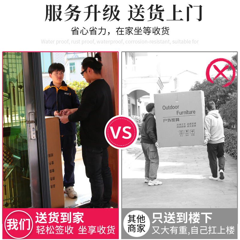 户外折叠桌椅便携式简易家用庭院花园阳台室外摆摊休闲小圆方桌椅