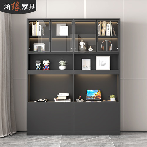 床边收纳柜卧室窄型夹缝柜靠墙床尾置物柜创意床头书柜文件柜7F35