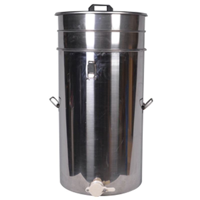 304不锈钢蜂蜜桶 50L蜂蜜容器蜜桶 摇蜜机 带双层过滤流蜜口包邮