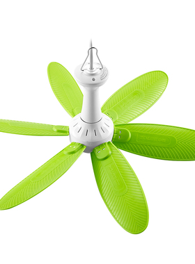 中联软叶吊扇430mm13寸低噪床上电风扇宿舍大风力迷你风扇蚊帐扇