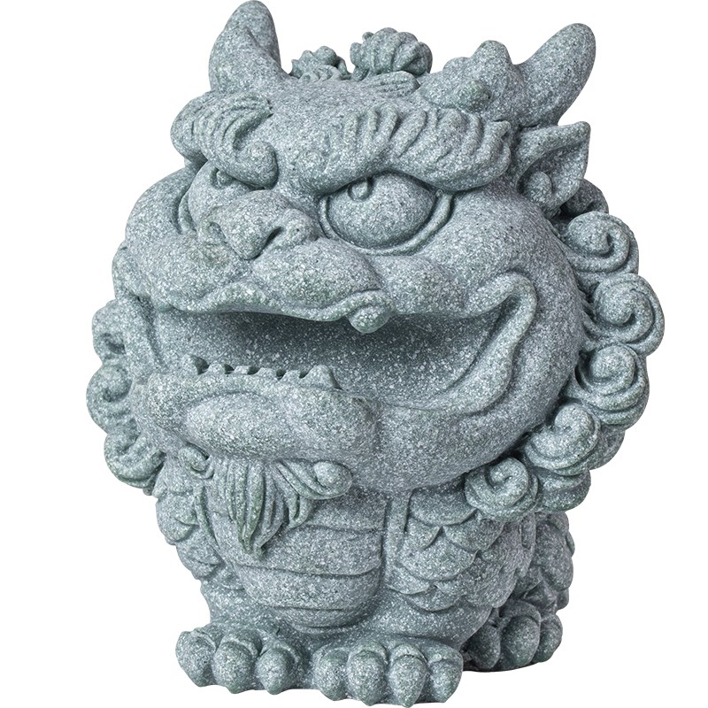 中式瑞兽金蟾麒麟貔貅茶宠摆件创意祥龙茶笔架笔搁文竹镇纸装饰品