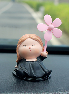 汽车车载戴珍珠耳环少女摆件手办梵高周边生日礼物送男女朋友闺蜜