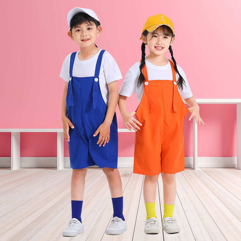 六一儿童可爱合唱演出服幼儿园背带裤毕业男女童班服啦啦队表演服,童装/婴儿装/亲子装,儿童演出服,淘宝优惠券,粉丝福利购,淘宝优惠卷