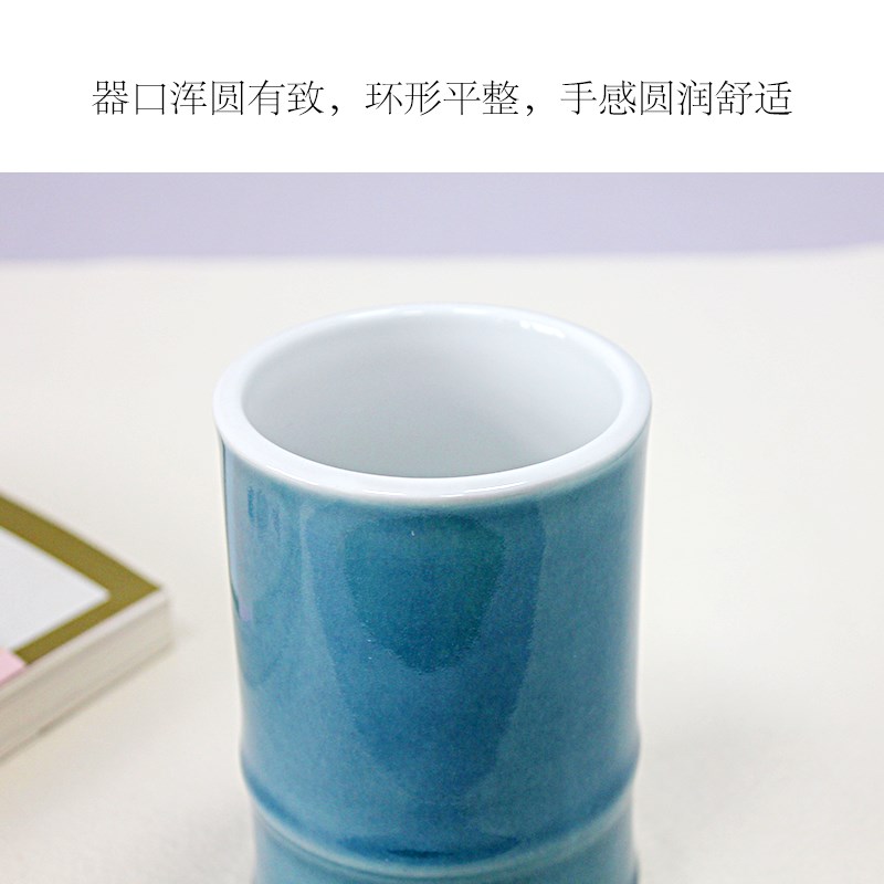 苏州姜思序堂观沧海/青云/古都/竹隐系列笔筒笔洗墨碟水盂四件套