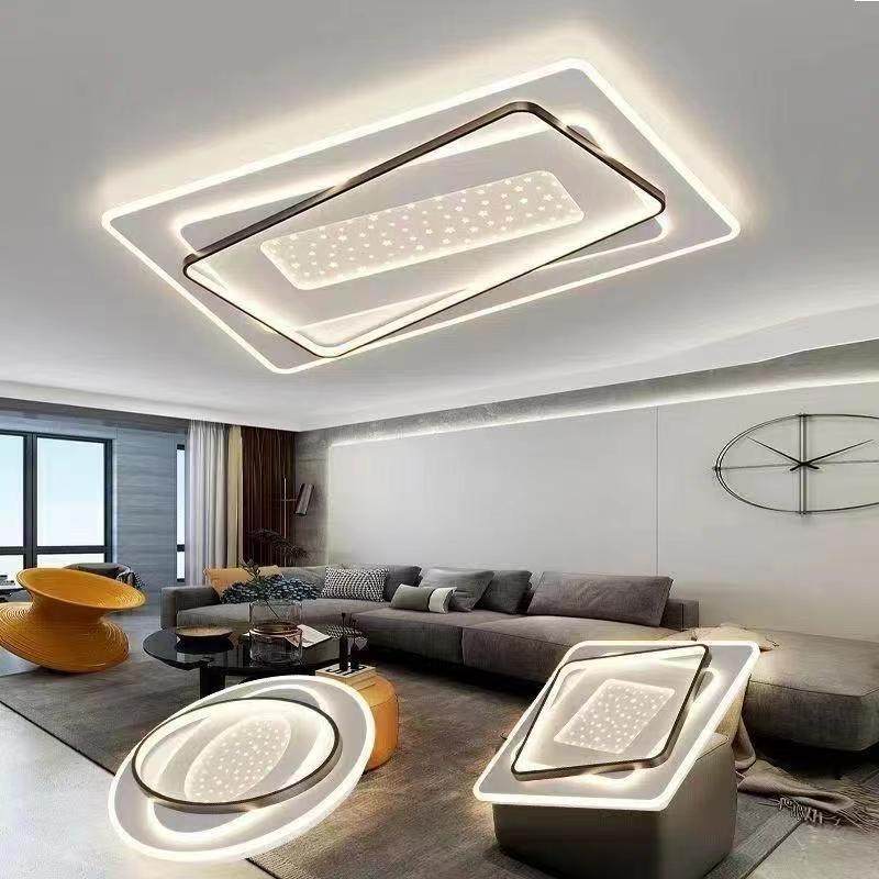 简约现代客厅主灯大气led吸顶灯2023年新款卧室灯饰中山灯具套餐