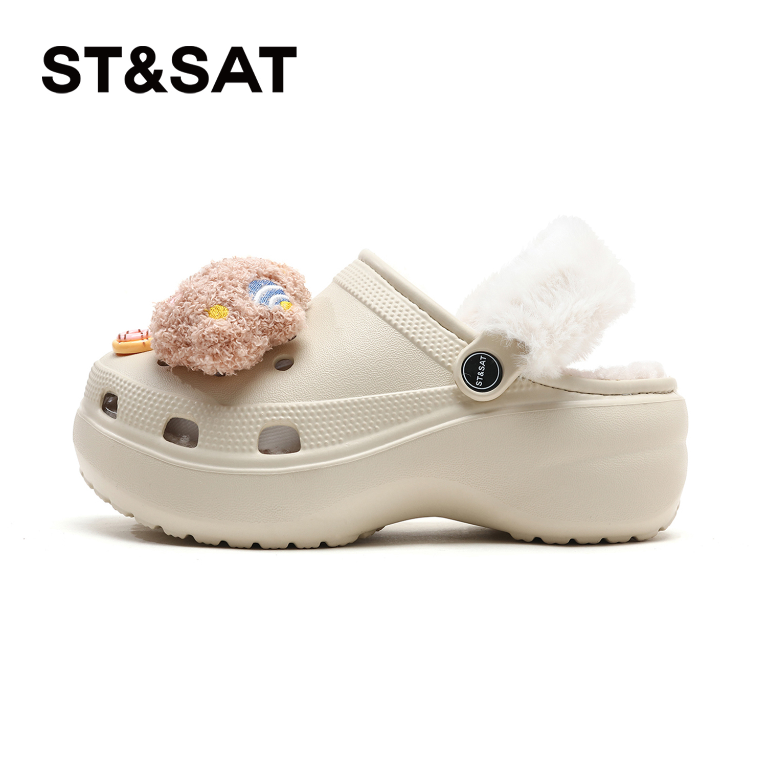 星期六女鞋春季新款洞洞鞋