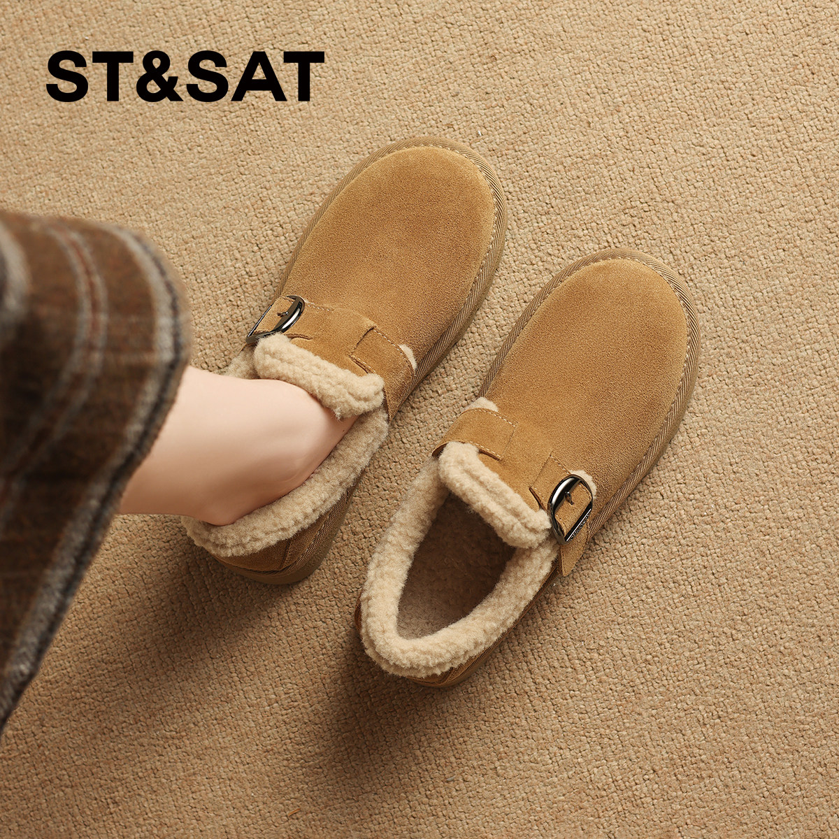 星期六时尚雪地靴女款冬季