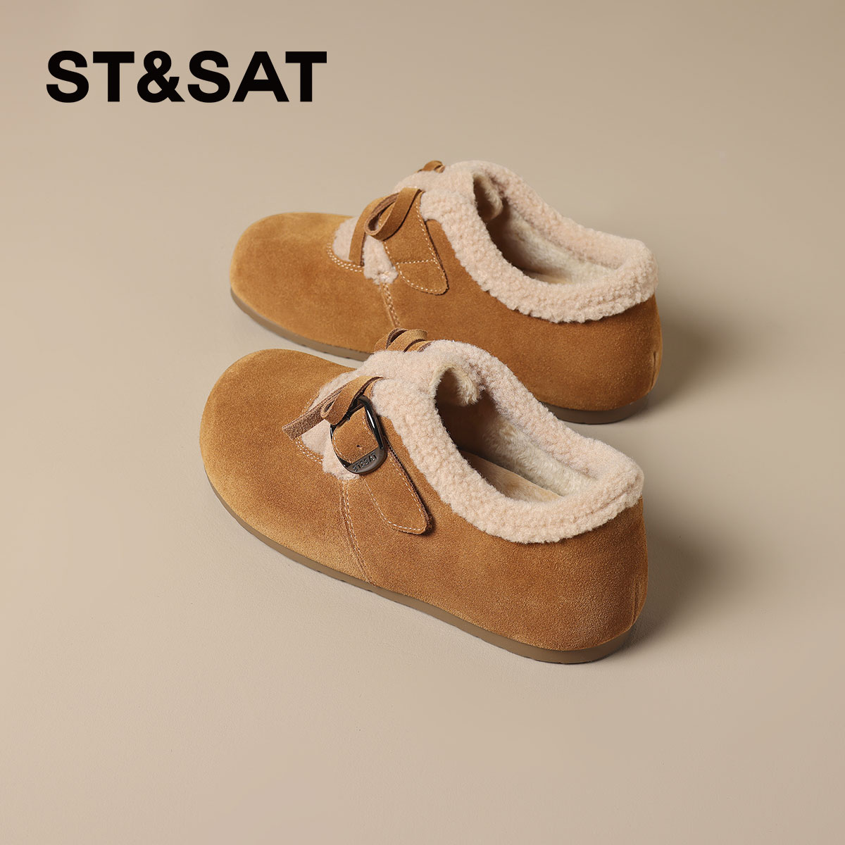 星期六喵喵吐司毛毛勃肯鞋