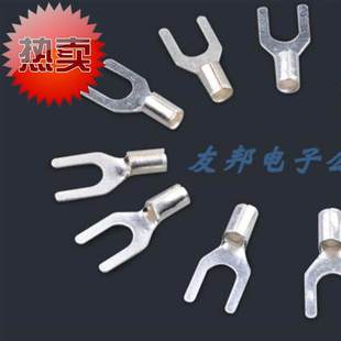 铜鼻子UT1.c53冷压U型Y形叉形裸端头铜线鼻接头线耳1.5平方1000只