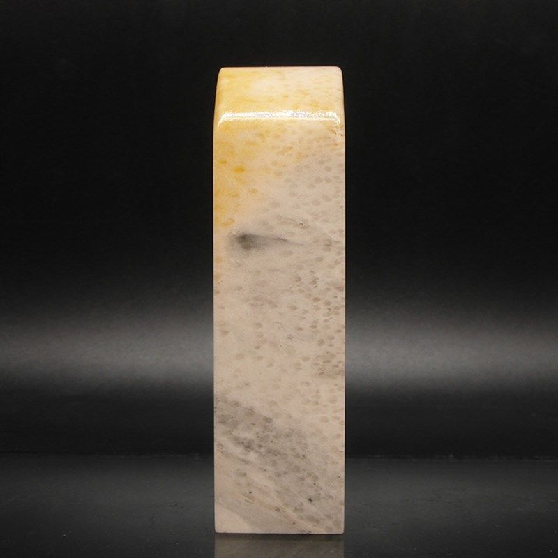 巴林石印章石料篆刻印章鱼籽冻石29*29*109mm