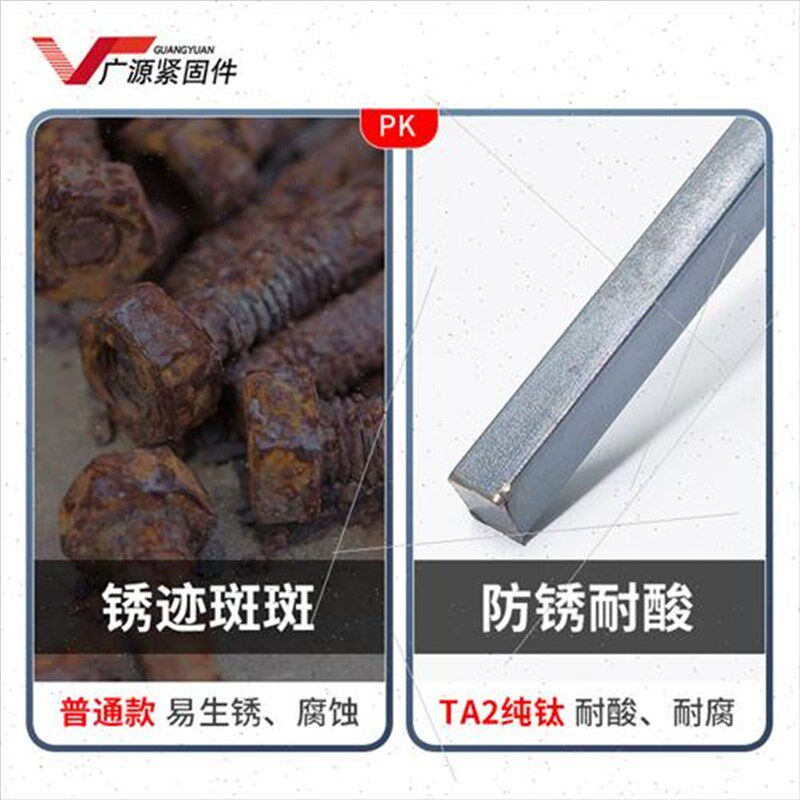 深圳 钛合金扁钢TA2纯钛方钢键条1米钛四方键销子 6*6 8*8 10*10