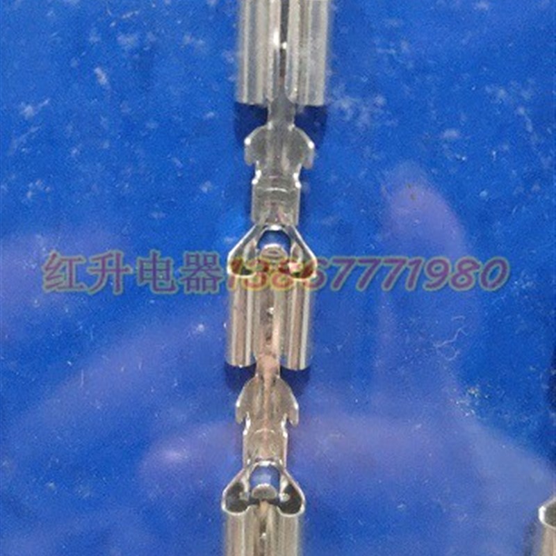 接线端子 6.3插簧带锁连带直带竖带 接插件 5000只/1盘0.35MM B脚