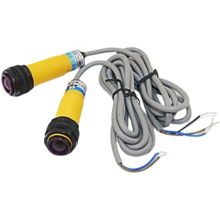 3C5PA M18對射型5M光電開關接近G18 5L三線直流PNP常開12v24v36v