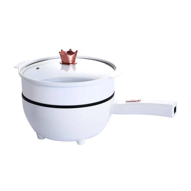 电炒锅家用炒菜锅一体式插电不粘锅多功能宿舍蒸煮电热料理锅