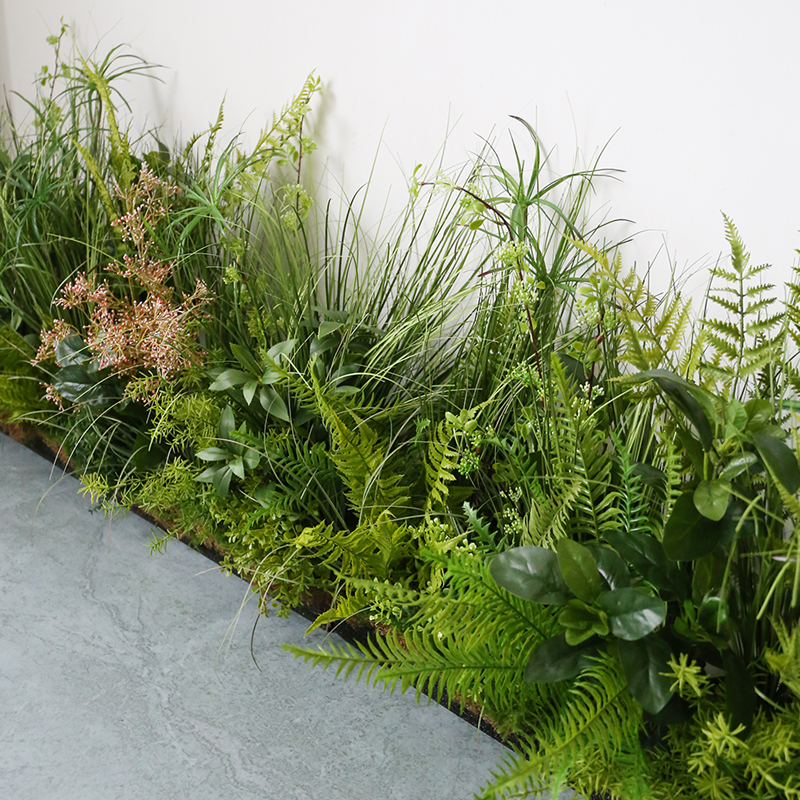 优选室内过道绿植摆件仿真植物花艺花槽花池造景引路装饰假蕨叶苔