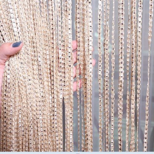 优选加密加粗韩式ss线帘 客厅卧室门帘隔断帘 家用装饰婚庆流苏帘