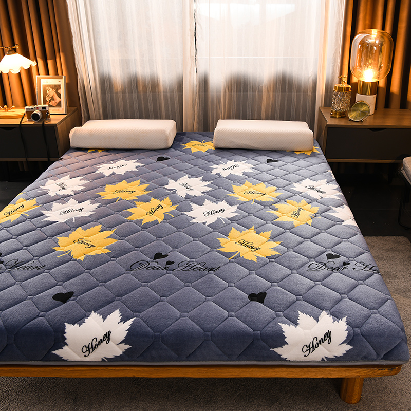 优选羊羔绒保暖加厚床垫子1.8m床2米冬天1.5床褥1.2m学生宿舍0.9
