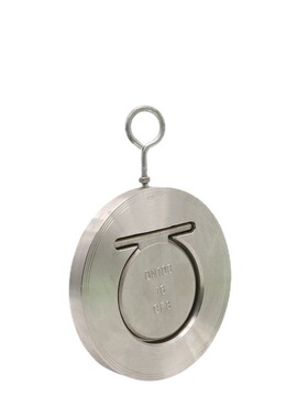 H74W-16P 不锈钢薄型止回阀 对夹圆片式止回阀超薄对夹单向阀